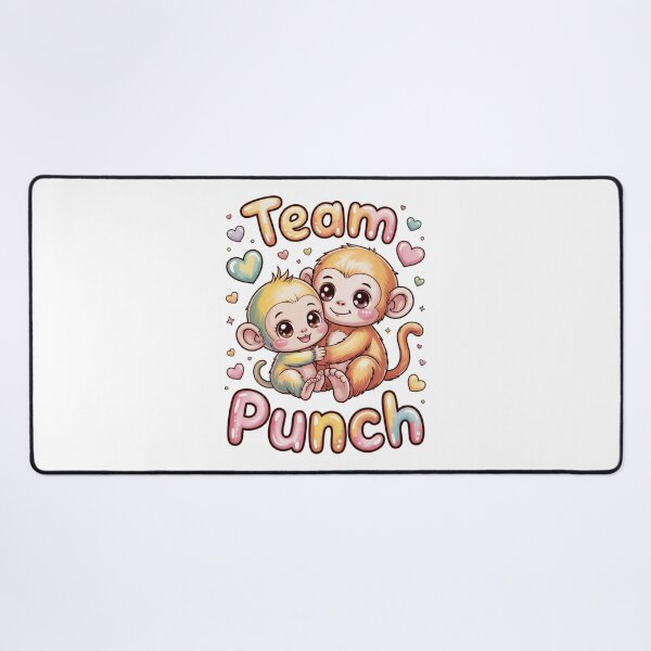 Item preview, Team Punch – Kawaii Fluffy Golden Mama Monkey Hugging Yellow Green Baby Pastel Rainbow Tee designed and sold by DarylWelsh2024.