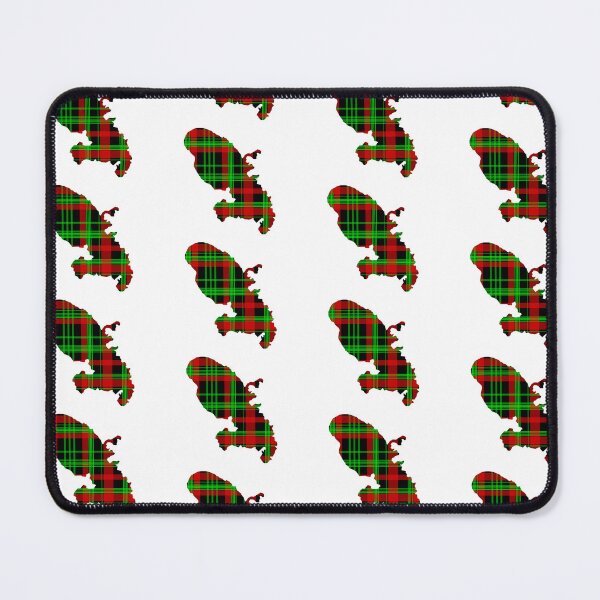 Item preview, Martinique Map Madras Red Green Black Design designed and sold by fritz-10signer.