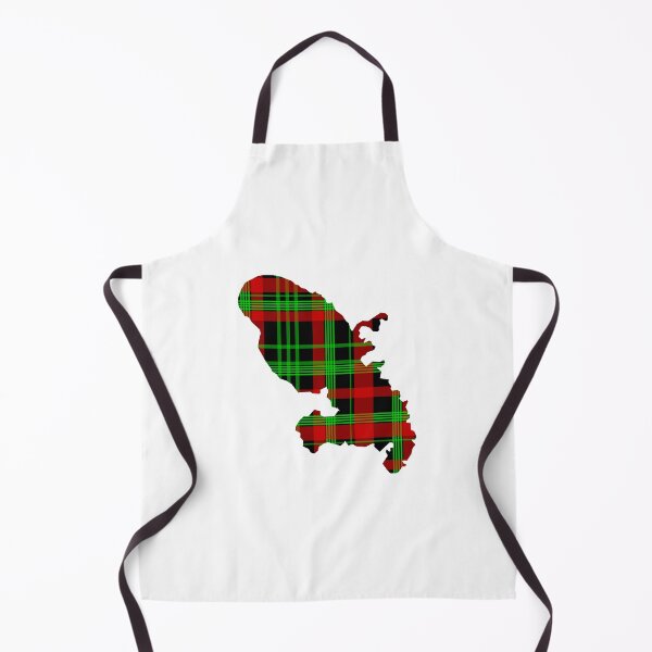 Item preview, Martinique Map Madras Red Green Black Design designed and sold by fritz-10signer.