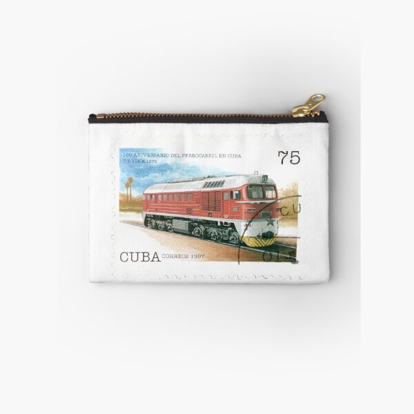 Item preview, Cuba Red 1997 Train Railway Postage Stamp designed and sold by red-amber65.