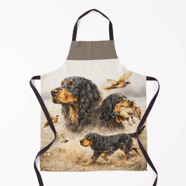 Item preview, Gordon Setter , Hunting Dog – Vintage Bird Dog Illustration designed and sold by TammyHunterArt.