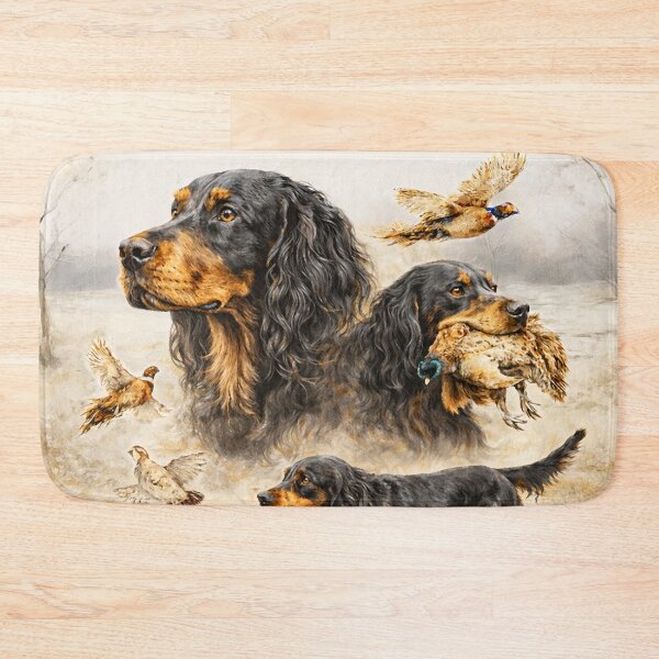 Item preview, Gordon Setter , Hunting Dog – Vintage Bird Dog Illustration  designed and sold by TammyHunterArt.