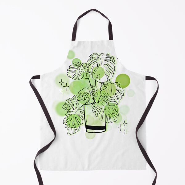 Item preview, Monstera in a Pot Outline in Green Tones - Lineart Illustration designed and sold by iamKRUK.