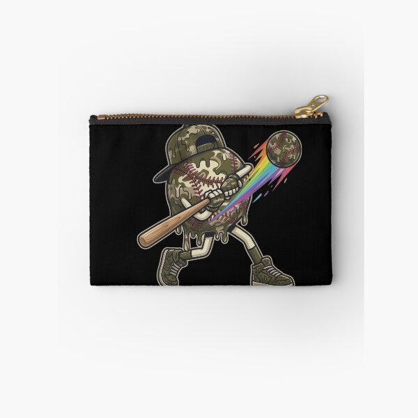 Item preview, Camo Baseball Rainbow Hit Design designed and sold by KIROSALS.