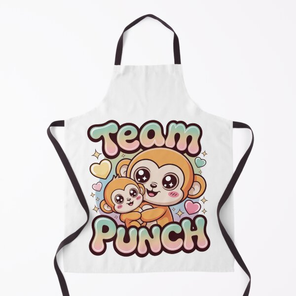 Item preview, Team Punch – Kawaii Matching Golden Monkey Mama & Baby Pastel Rainbow Backdrop Gradient Tee | Mama Shirt designed and sold by DarylWelsh2024.