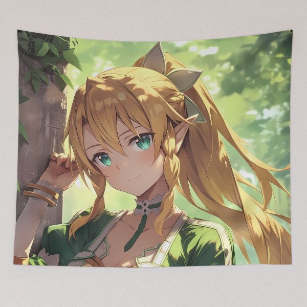 Item preview, Leafa Sword Art Online Forest Elf Ears Green Light Serenity designed and sold by Spraykart.