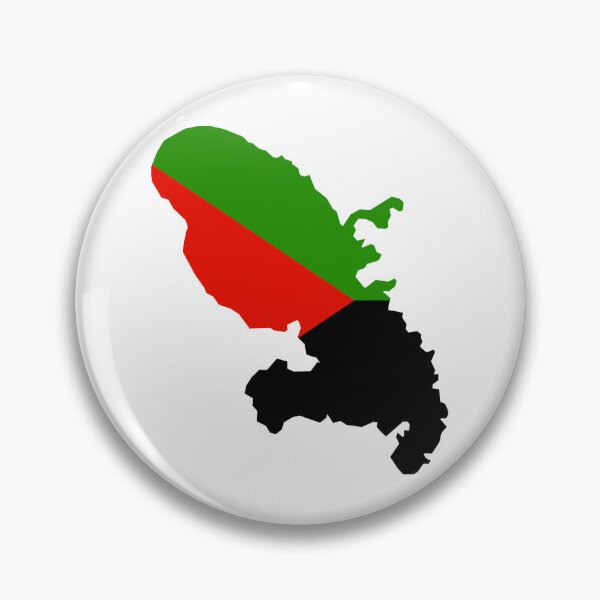 Item preview, Martinique Map Flag Red Green Black Design designed and sold by fritz-10signer.