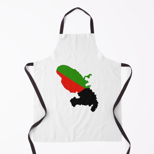 Item preview, Martinique Map Flag Red Green Black Design designed and sold by fritz-10signer.
