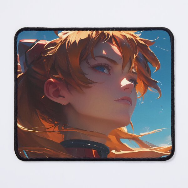 Item preview, Asuka Langley Neon Genesis Evangelion Red Suit Windy Sky Resolve designed and sold by Spraykart.