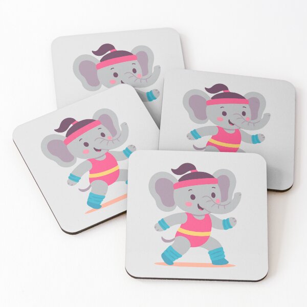 Item preview, Fitness Elephant designed and sold by Animal Aura Studio.