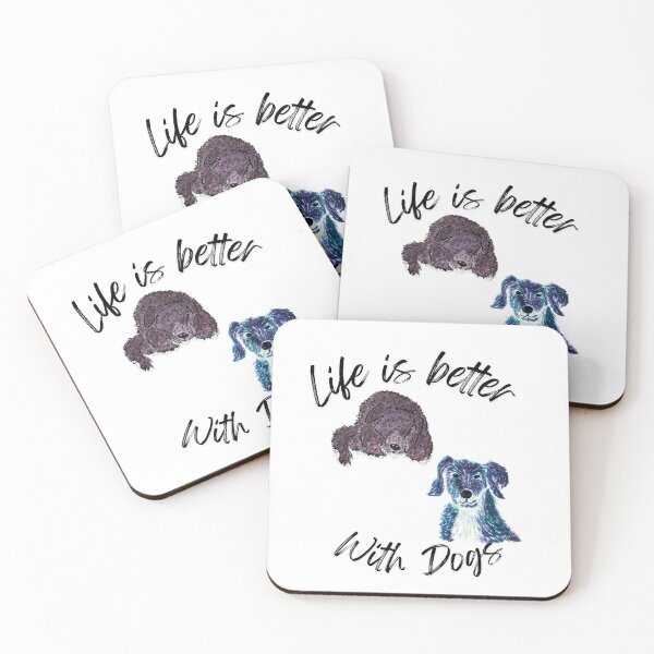 Item preview, Life is better with dogs designed and sold by Uniquelytiki.