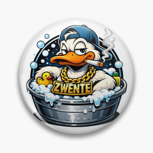 Item preview, Zwente Duck Design – Funny Sven Meme with a rubber duck designed and sold by Chilixi-Shop.
