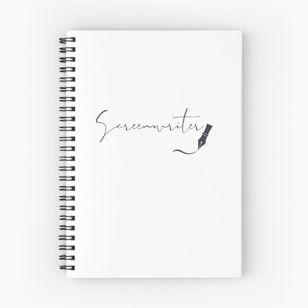 Item preview, Screenwriter Typography – Writer Identity with Fountain Pen designed and sold by PKDWriterMerch.