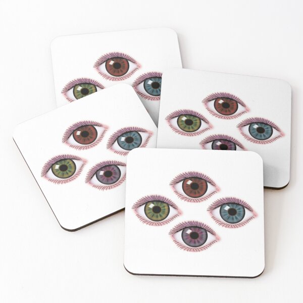Item preview, Eyes – colourful eyes Illustration, Bold Lashes Beauty Art Print designed and sold by Fabulosa Designs.