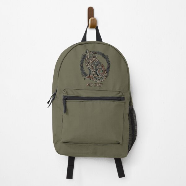 Item preview, Howling Celtic Wolf, Wild Spirit, Norse Mythology designed and sold by SolaoLab.