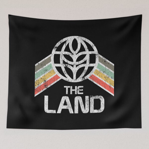 Item preview, The Land Logo Distressed In Vintage Retro Style designed and sold by nazsnedsp.