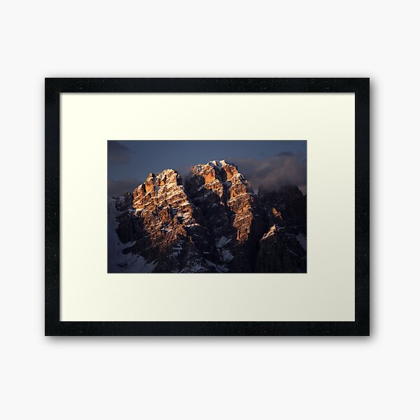 Cristallo Sunset Gerahmter Kunstdruck