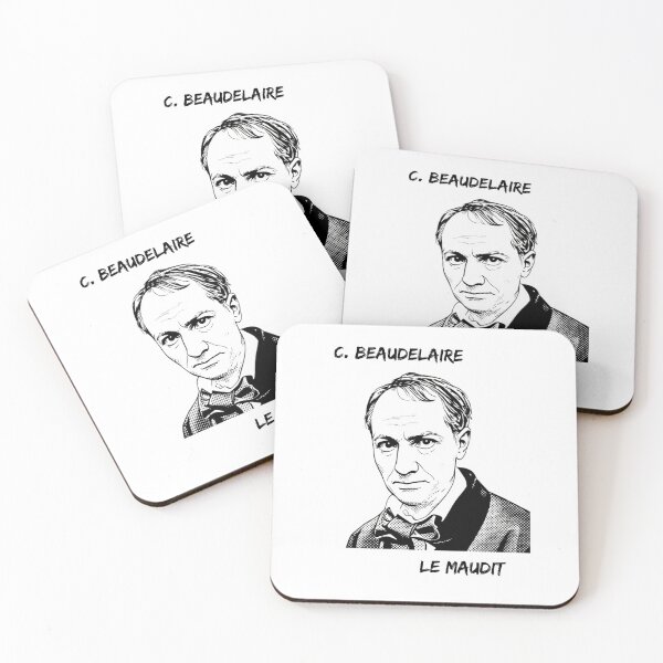 Item preview, portrait of Baudelaire designed and sold by La pensée sauvage.