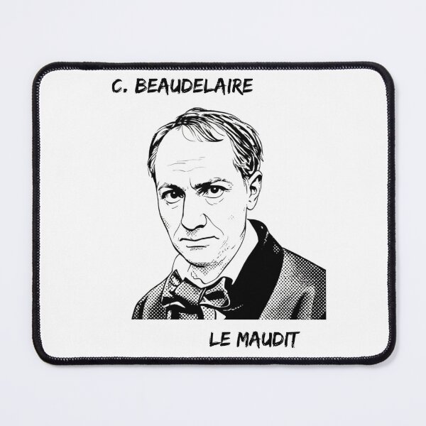 Item preview, portrait of Baudelaire designed and sold by La pensée sauvage.