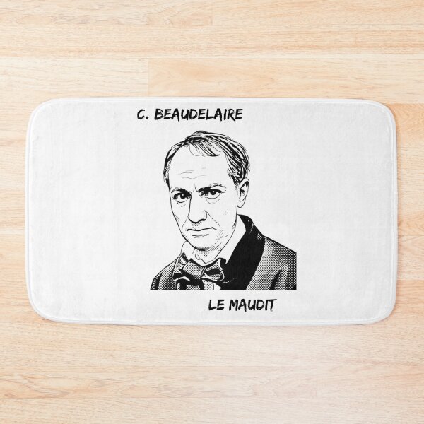 Item preview, portrait of Baudelaire designed and sold by La pensée sauvage.