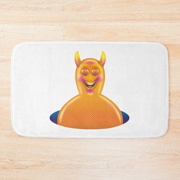 Item preview, Thingamawhatisit Orange – Scaled Creature Illustration Print designed and sold by Fabulosa Designs.