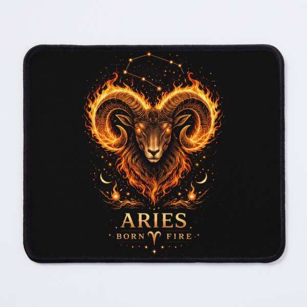 Item preview, Aries Born of Fire Zodiac Ram designed and sold by 97Ts.