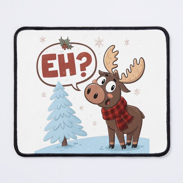 Item preview, Funny Canadian “Eh?” Moose Christmas Design – Cute Winter Canada Humor Gift designed and sold by Globalcitytees.