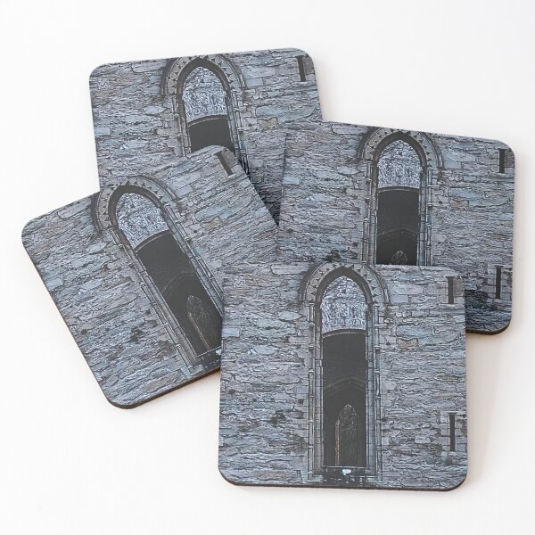 Item preview, Medieval Stone Abbey Ruins With Arched Openings and Textured Walls designed and sold by ivon55.