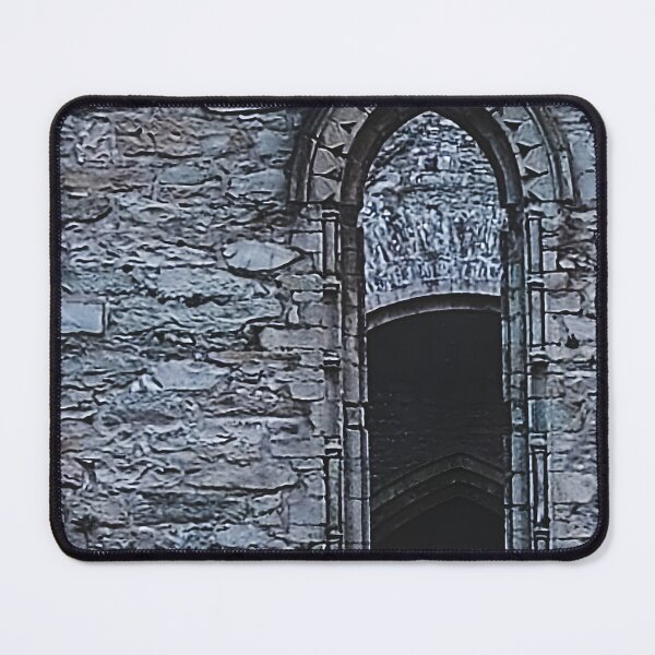 Item preview, Medieval Stone Abbey Ruins With Arched Openings and Textured Walls designed and sold by ivon55.