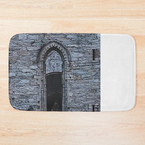 Item preview, Medieval Stone Abbey Ruins With Arched Openings and Textured Walls designed and sold by ivon55.