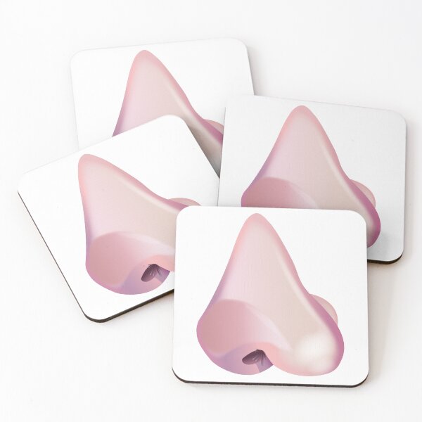 Item preview, Nose - Detailed Realistic Human Nose Illustration Art Print And Pattern designed and sold by Fabulosa Designs.