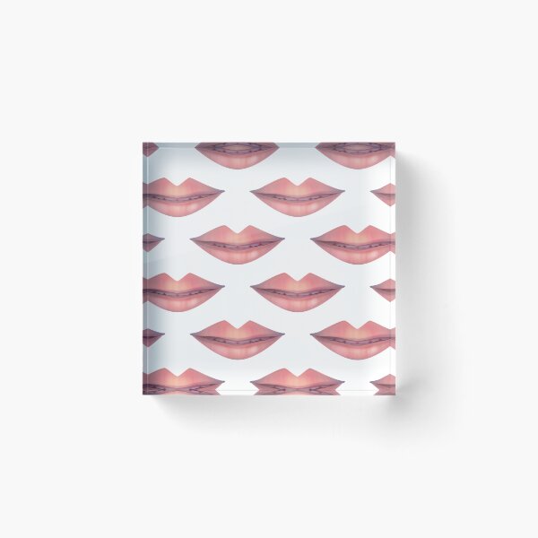 Item preview, Lips – Detailed Realistic Human Lip Illustration Art Print And Pattern designed and sold by Fabulosa Designs.