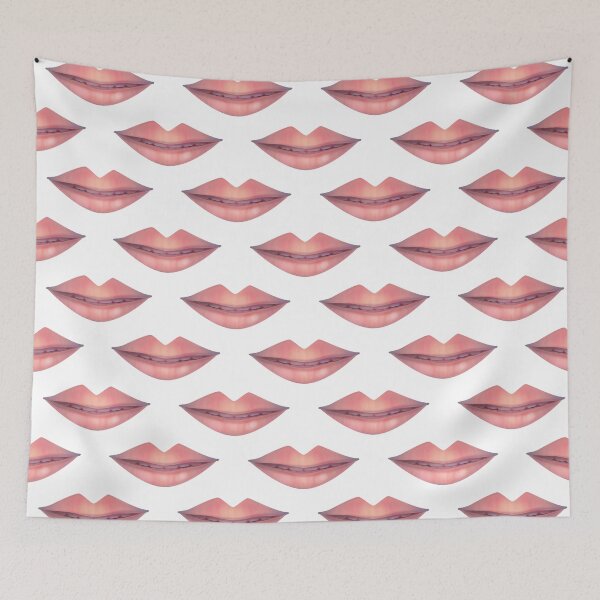 Item preview, Lips – Detailed Realistic Human Lip Illustration Art Print And Pattern designed and sold by Fabulosa Designs.