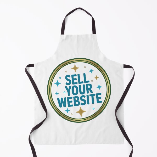 Item preview, Sell Your Website Luxury Golden Circle Tech Success Sticker designed and sold by PixelWaveBD.