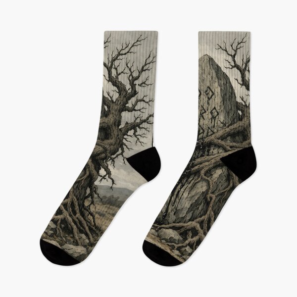 Item preview, The Monolith of the Blighted Root - Folk Horror designed and sold by bapupa.