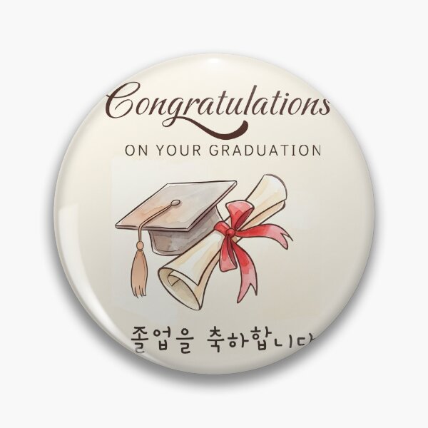 Item preview, Congratulations On Your Graduation Korean Cute Greeting  designed and sold by HowToCanadian.