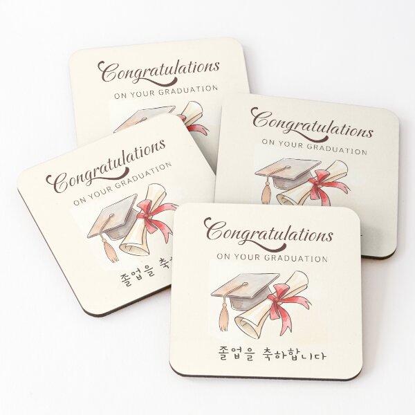 Item preview, Congratulations On Your Graduation Korean Cute Greeting  designed and sold by HowToCanadian.