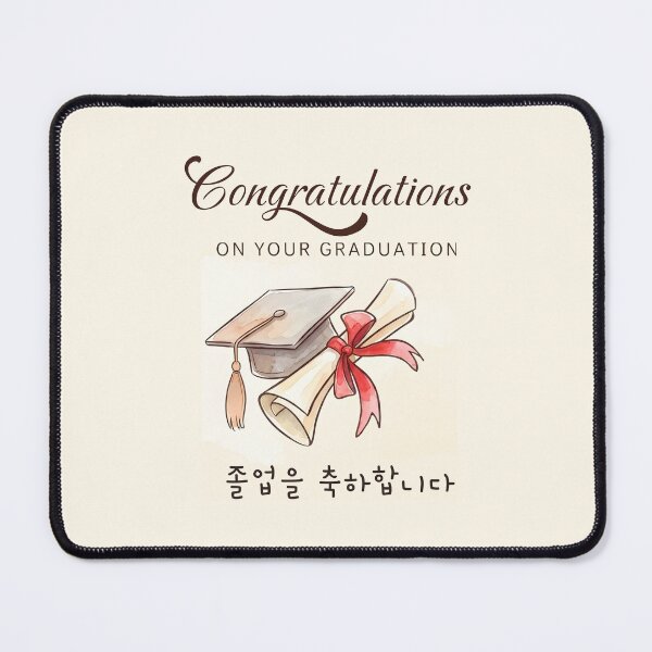 Item preview, Congratulations On Your Graduation Korean Cute Greeting designed and sold by HowToCanadian.