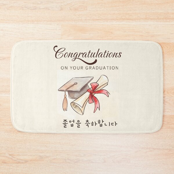 Item preview, Congratulations On Your Graduation Korean Cute Greeting  designed and sold by HowToCanadian.