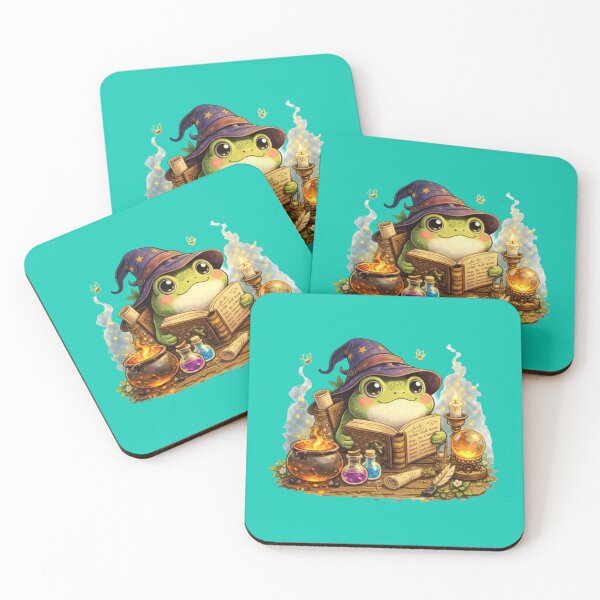 Artikelvorschau, Der magische Frosch und seine Zaubertränke-Aufkleber entworfen und verkauft von FroggyOnly.