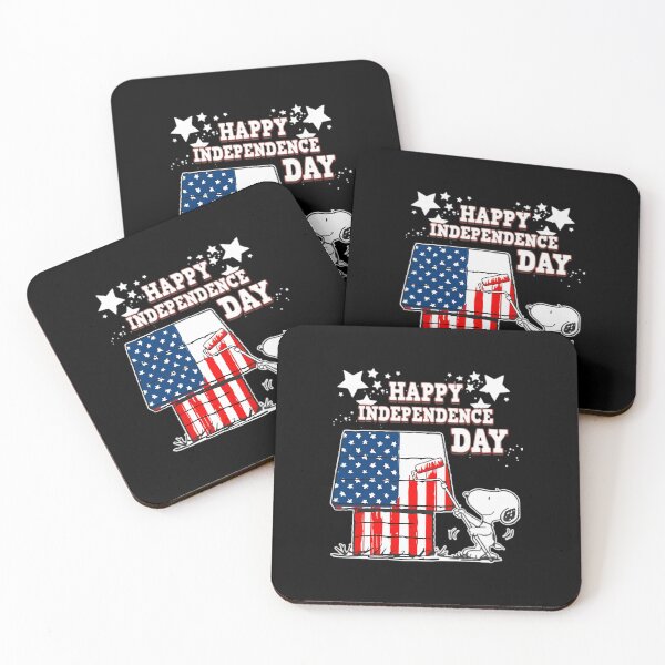 Item preview,  Snoopy Painting American Flag designed and sold by joy seeker.