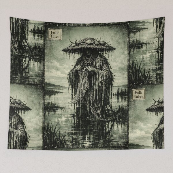 Item preview, The Weaver of the Salt-Marsh - Folk Horror designed and sold by bapupa.