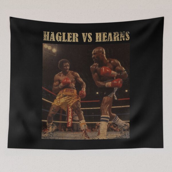 Item preview, Hagler vs Hearns designed and sold by cyberneonwaves.