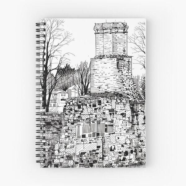 Item preview, Medieval Stone Abbey Ruins With Arched Openings and Textured Walls designed and sold by ivon55.