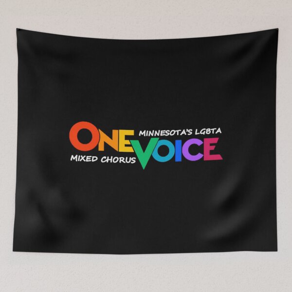 Item preview, One Voice Logo With White Text designed and sold by nazsnedsp.