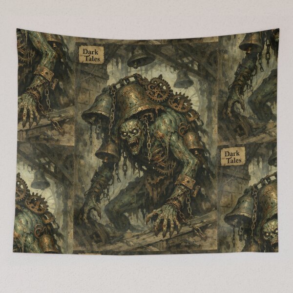 Item preview, The Bell-Chime Sentinel - Dark Fantasy Ghoul designed and sold by bapupa.