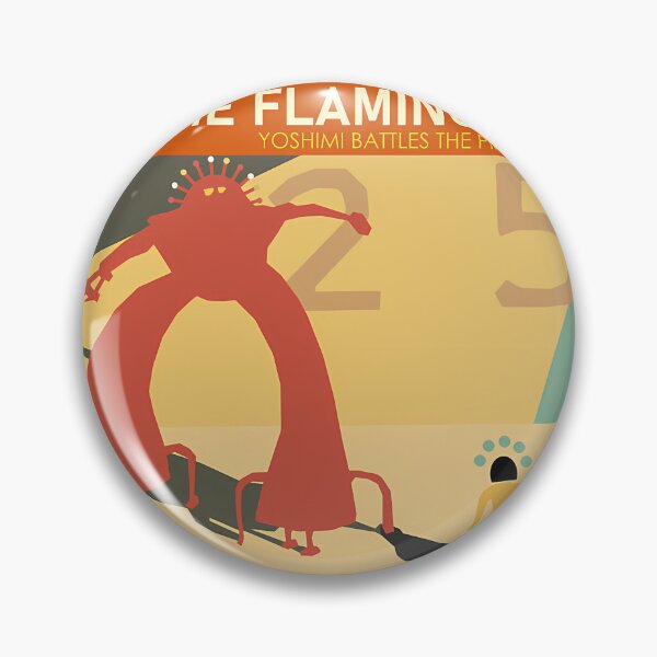 Item preview, The Flaming Lips Yoshimi Battles The Pink Robots Simplified Album Cover designed and sold by Iloveyourdesign.