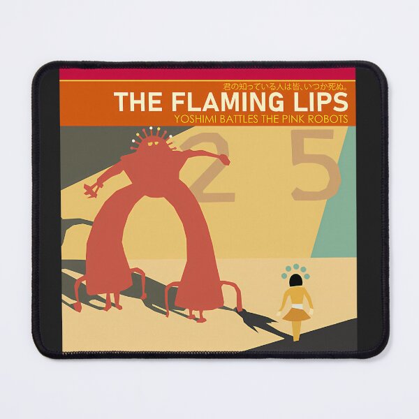 Item preview, The Flaming Lips Yoshimi Battles The Pink Robots Simplified Album Cover designed and sold by Iloveyourdesign.