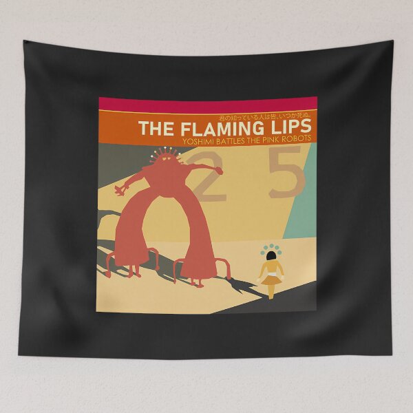 Item preview,  The Flaming Lips Yoshimi Battles The Pink Robots Simplified Album Cover designed and sold by Iloveyourdesign.