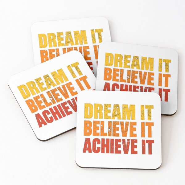Item preview, Dream It, Believe It, Achieve It designed and sold by TheInkyLine.
